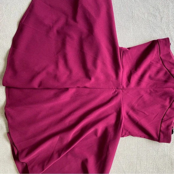 LULU’S Magenta Fit & Flare Sleeveless Halter Mini  Dress Size M - Picture 8 of 13